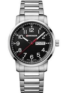 Швейцарские наручные мужские часы Wenger 01.1541.107. Коллекция Attitude