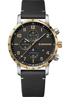 Швейцарские наручные мужские часы Wenger 01.1543.111. Коллекция Attitude