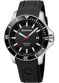Швейцарские наручные мужские часы Wenger 01.0641.117. Коллекция Seaforce