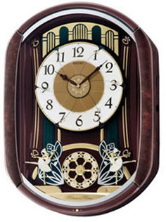 Настенные часы Seiko Clock QXM297BT. Коллекция Интерьерные часы
