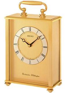 Настольные часы Seiko Clock QHJ201G. Коллекция Настольные часы
