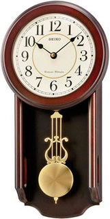 Настенные часы Seiko Clock QXH063BN. Коллекция Настенные часы