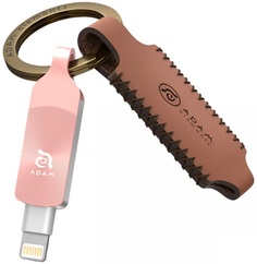 USB флешка ADAM Elements DUO+MFI Lightning 32 Gb (розовое золото)