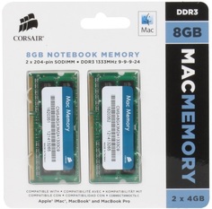 Оперативная память Corsair DDR3 CMSA8GX3M2A1333C9 2x4Gb