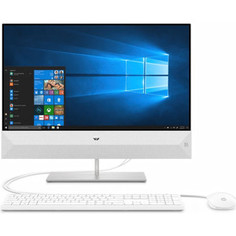 Моноблок HP Pavilion 24-xa0062ur white (Core i3 9100T/4Gb/1Tb/noDVD/VGA int/DOS) (7JU46EA)