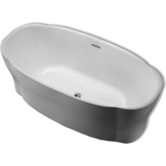 Акриловая ванна BelBagno 170x85 слив-перелив хром (BB403-1700-850)