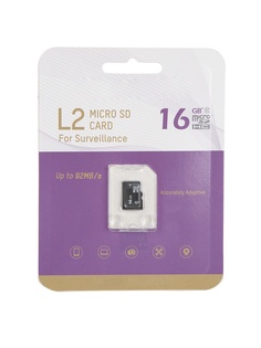 Карта памяти 16Gb - HikVision L2 Micro Secure Digital HC Class 10 UHS-I V10 HS-TF-L2/16G