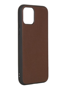 Чехол LuxCase для APPLE iPhone 11 Pro Кожа+TPU Brown 66004
