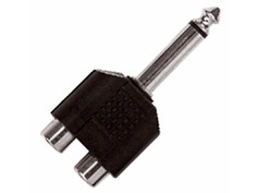 Аксессуар Proel 2xRCA/M - 6.3mm Mono Jack/F AT240