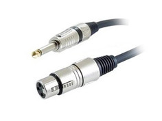 Шнур Proel 6.3mm Mono Jack - XLR/M 1m STAGE290LU1