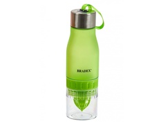 Бутылка Bradex 600ml Light Green SF 0520 с соковыжималкой