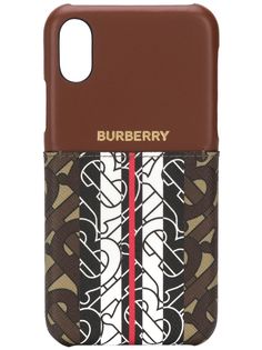 Burberry чехол для iPhone XR с монограммой