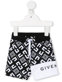 Givenchy Kids спортивные шорты с принтом 4G