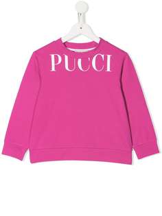 Emilio Pucci Junior толстовка с логотипом