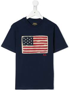 Ralph Lauren Kids футболка с принтом