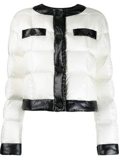 Escada Sport куртка-пуховик с контрастными вставками