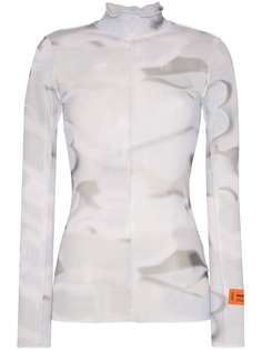 Heron Preston топ с вырезом халтер и принтом тай-дай