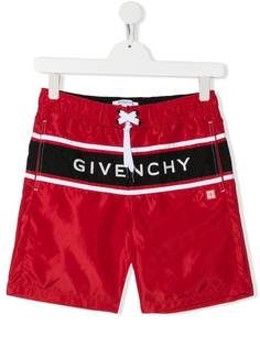Givenchy Kids плавки-шорты с логотипом