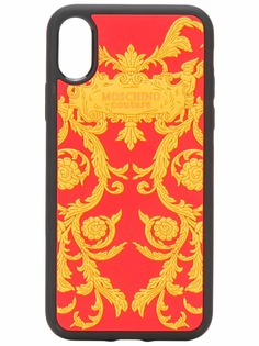 Moschino чехол для iPhone XS/X с принтом