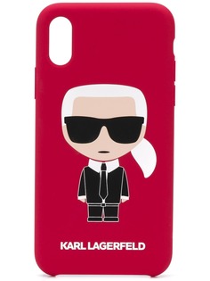 Karl Lagerfeld чехол Karl Ikonik для iPhone X/Xs