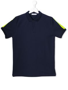 Calvin Klein Kids рубашка-поло с боковыми вставками