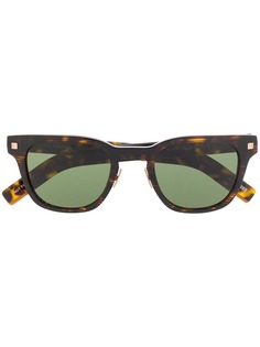 Ermenegildo Zegna солнцезащитные очки черепаховой расцветки