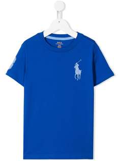 Ralph Lauren Kids футболка с круглым вырезом и вышитым логотипом