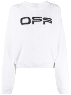 Off-White джемпер с логотипом