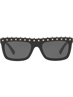 Valentino Eyewear солнцзащитные очки Valentino Garavani в квадратной оправе