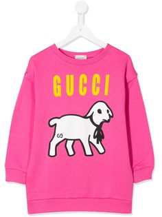 Gucci Kids толстовка с принтом