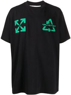Off-White футболка с принтом