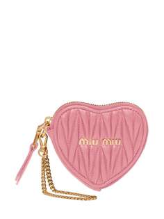 Miu Miu стеганый кошелек для монет