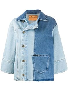 McQ Alexander McQueen джинсовая куртка в стиле колор-блок