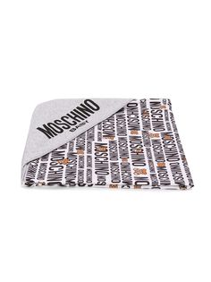 Moschino Kids одеяло с логотипом