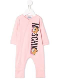 Moschino Kids боди с принтом