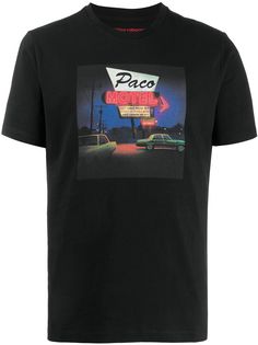 Paco Rabanne футболка с круглым вырезом и фотопринтом