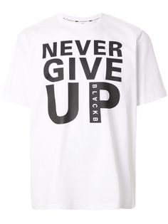 Blackbarrett футболка Never Give Up с логотипом