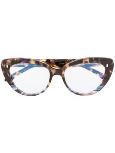 Cutler & Gross очки в оправе кошачий глаз черепаховой расцветки
