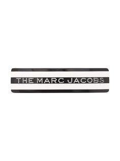 Marc Jacobs заколка для волос в полоску с логотипом