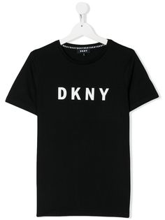 Dkny Kids футболка с круглым вырезом и логотипом