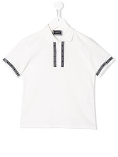 Versace Kids рубашка-поло с короткими рукавами и логотипом