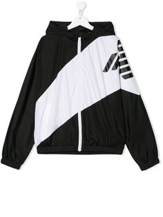 Emporio Armani Kids куртка с капюшоном и логотипом