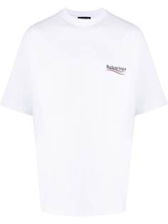 Balenciaga футболка оверсайз с логотипом