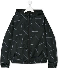 Emporio Armani Kids двусторонняя куртка с логотипом