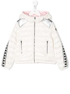 Moncler Kids пуховик с логотипом