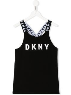Dkny Kids топ без рукавов с логотипом