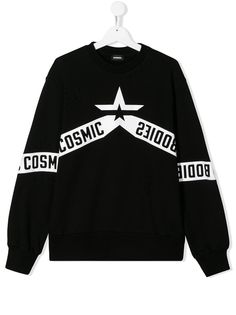 Diesel Kids толстовка с логотипом