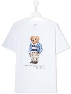 Ralph Lauren Kids футболка Polo Bear с круглым вырезом