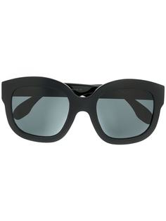 Emmanuelle Khanh затемненные солнцезащитные очки в массивной оправе