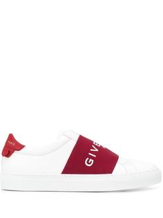 Givenchy кроссовки с эластичным ремешком и логотипом